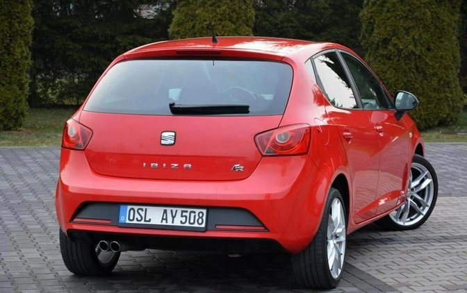 Seat Ibiza cena 26900 przebieg: 234100, rok produkcji 2012 z Borne Sulinowo małe 596